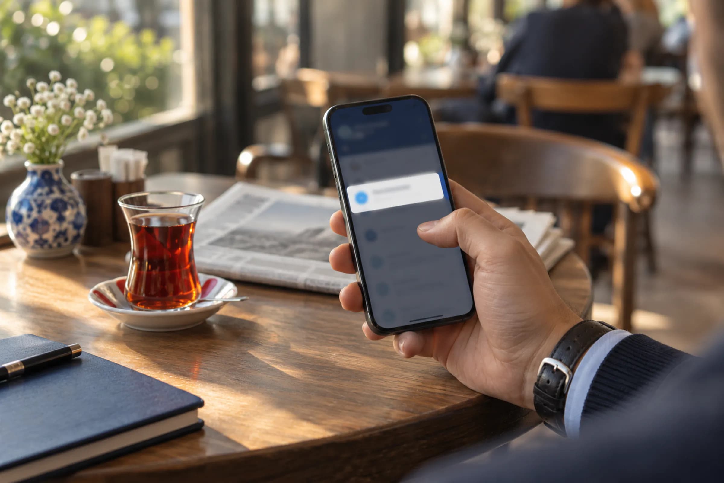 Müvekkilin telefonuna gelen duruşma hatırlatması